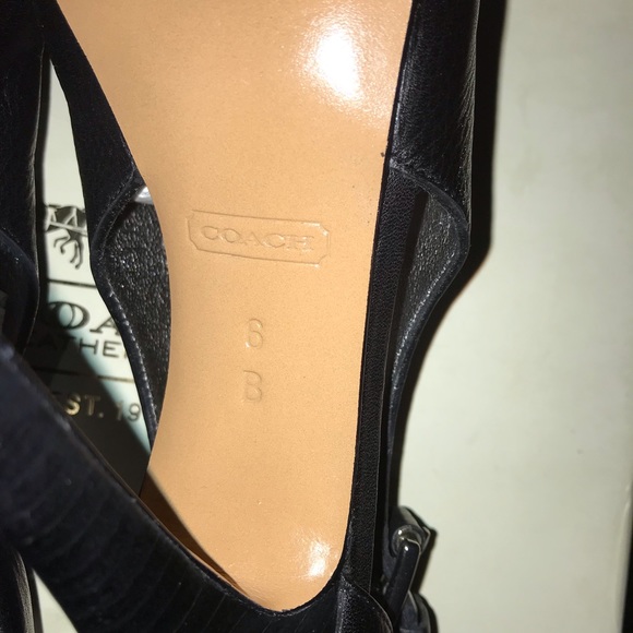 Coach Peep Toe Platform Heels - Picture 6 of 10